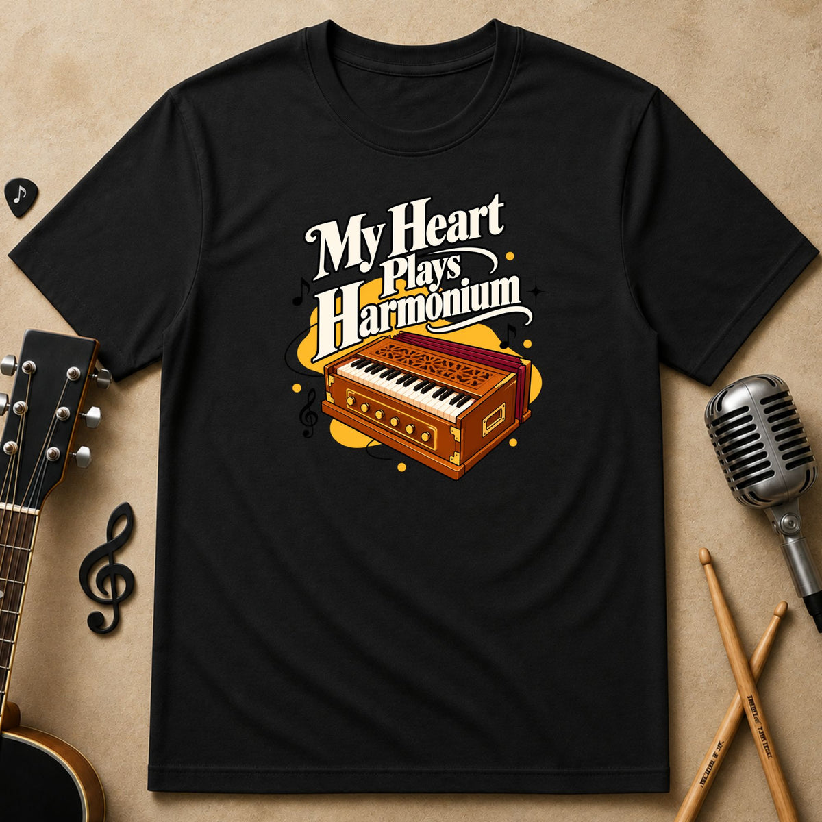 My Heart Plays Harmonium | Unisex T-Shirt
