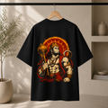Powerful Lord Hanuman Oversized Unisex T-Shirt