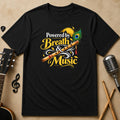 Powered by Breath & Music | Flute Unisex T-Shirt