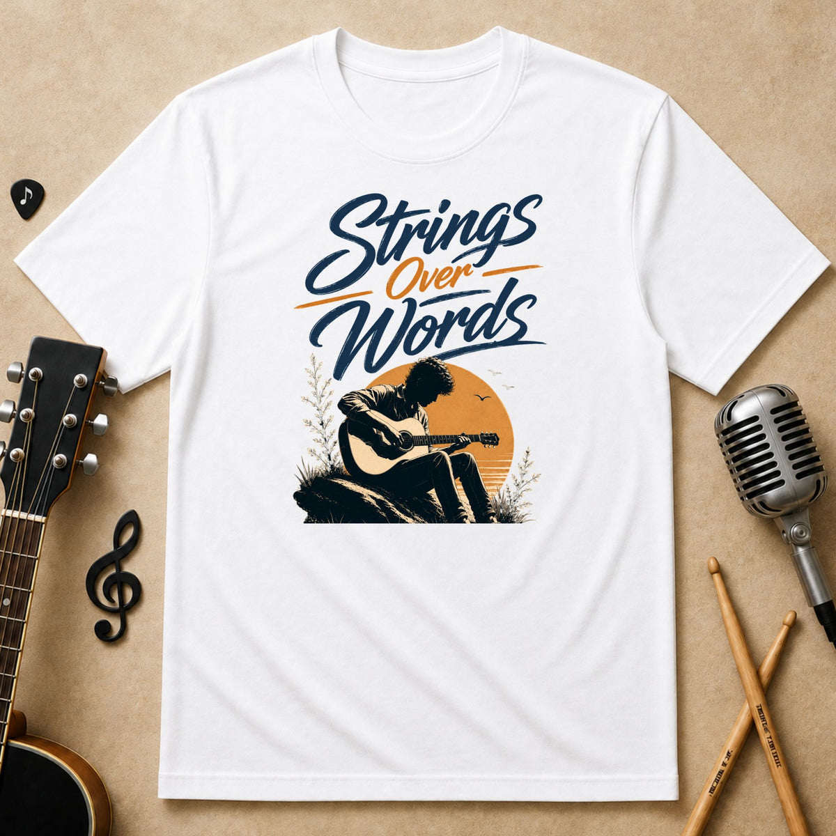 Strings Over Words | Unisex T-Shirt