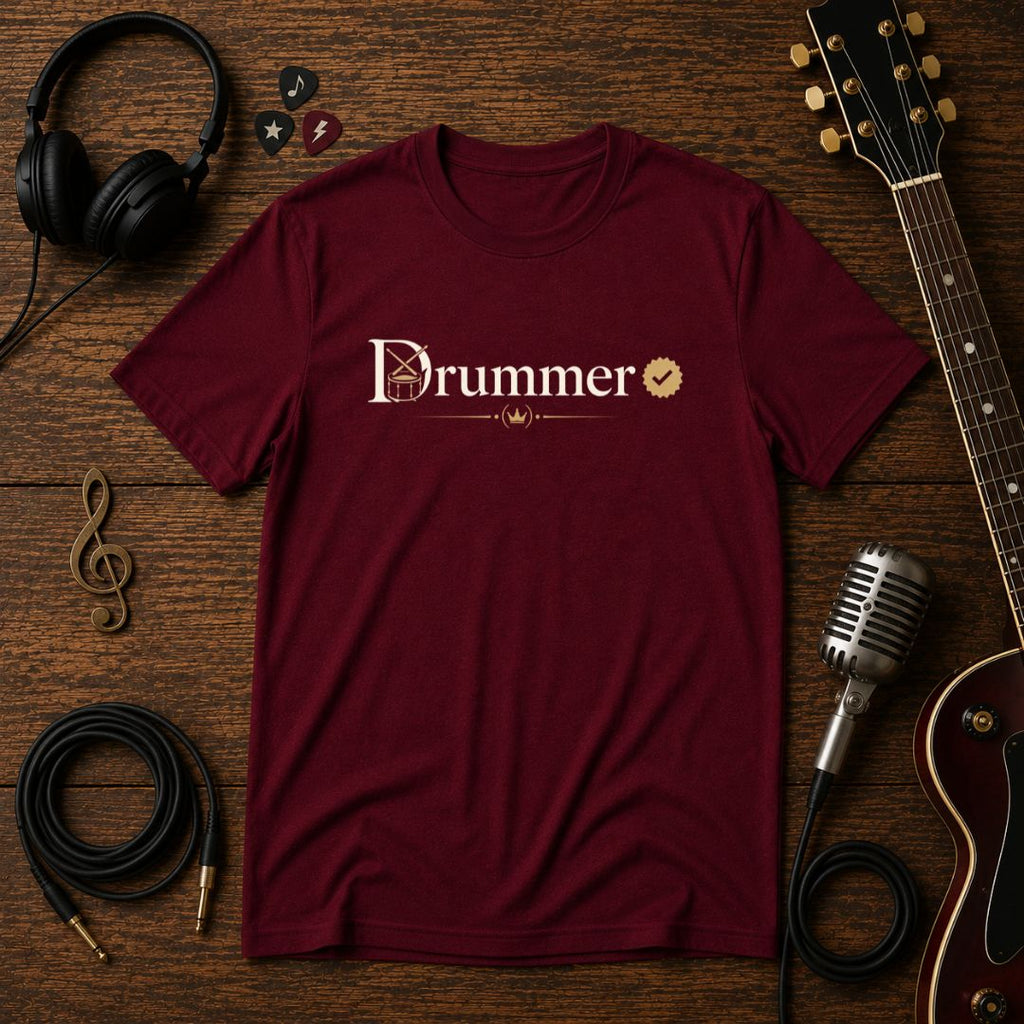 Drummer Verified Unisex Tee