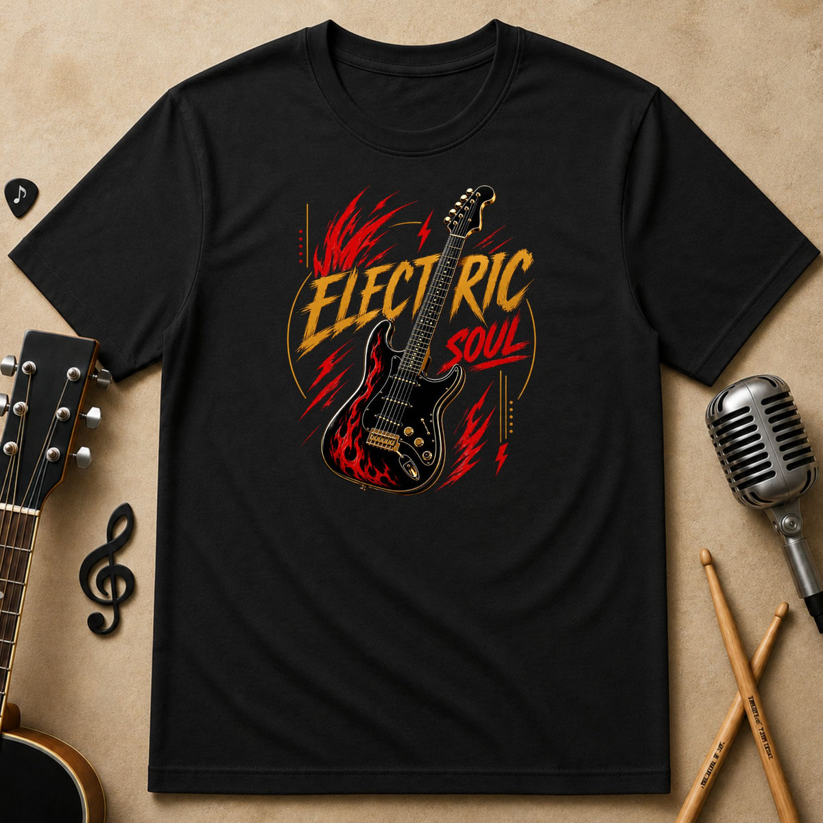 Electric Guitar Music Unisex T-Shirt