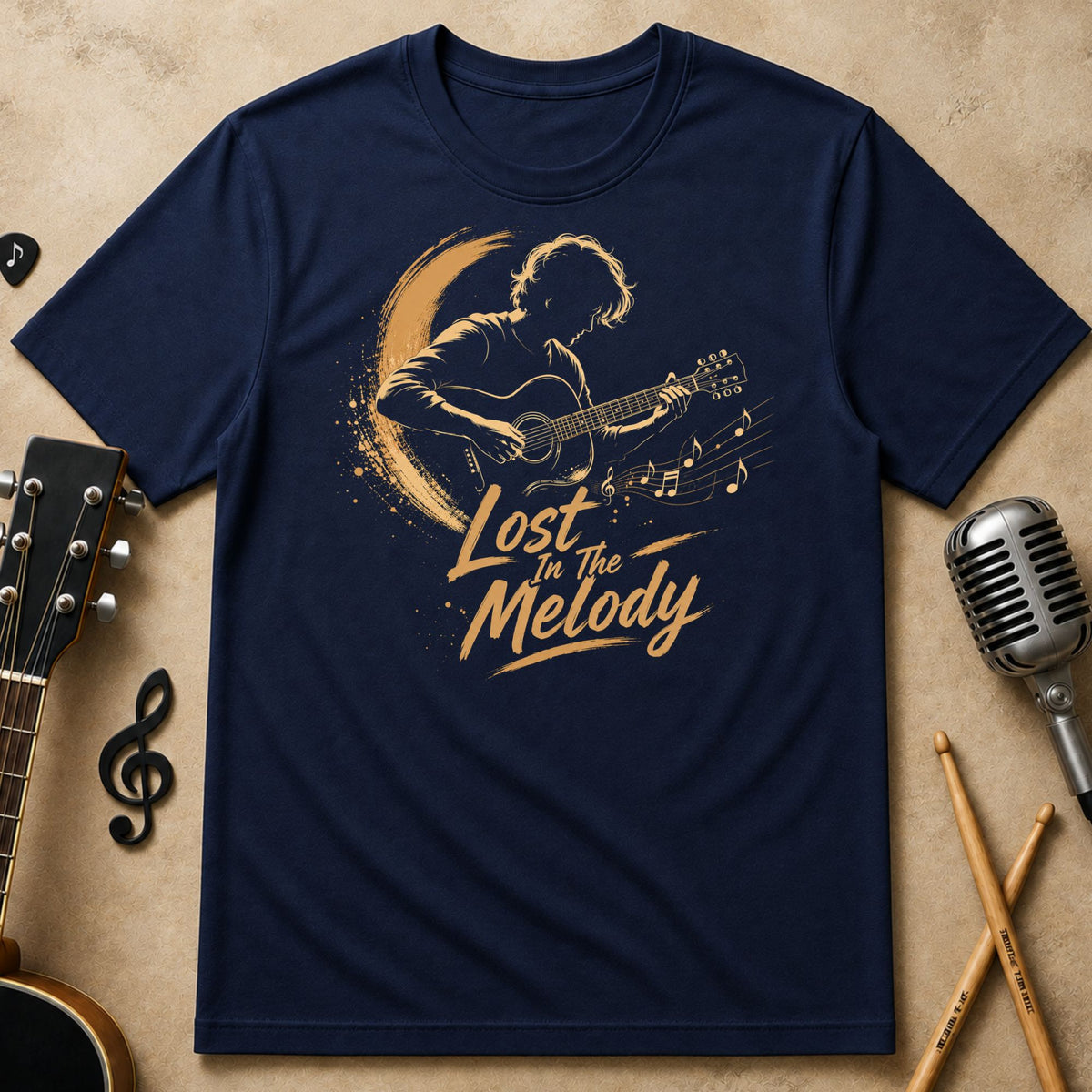Lost in the Melody Music Unisex T-Shirt