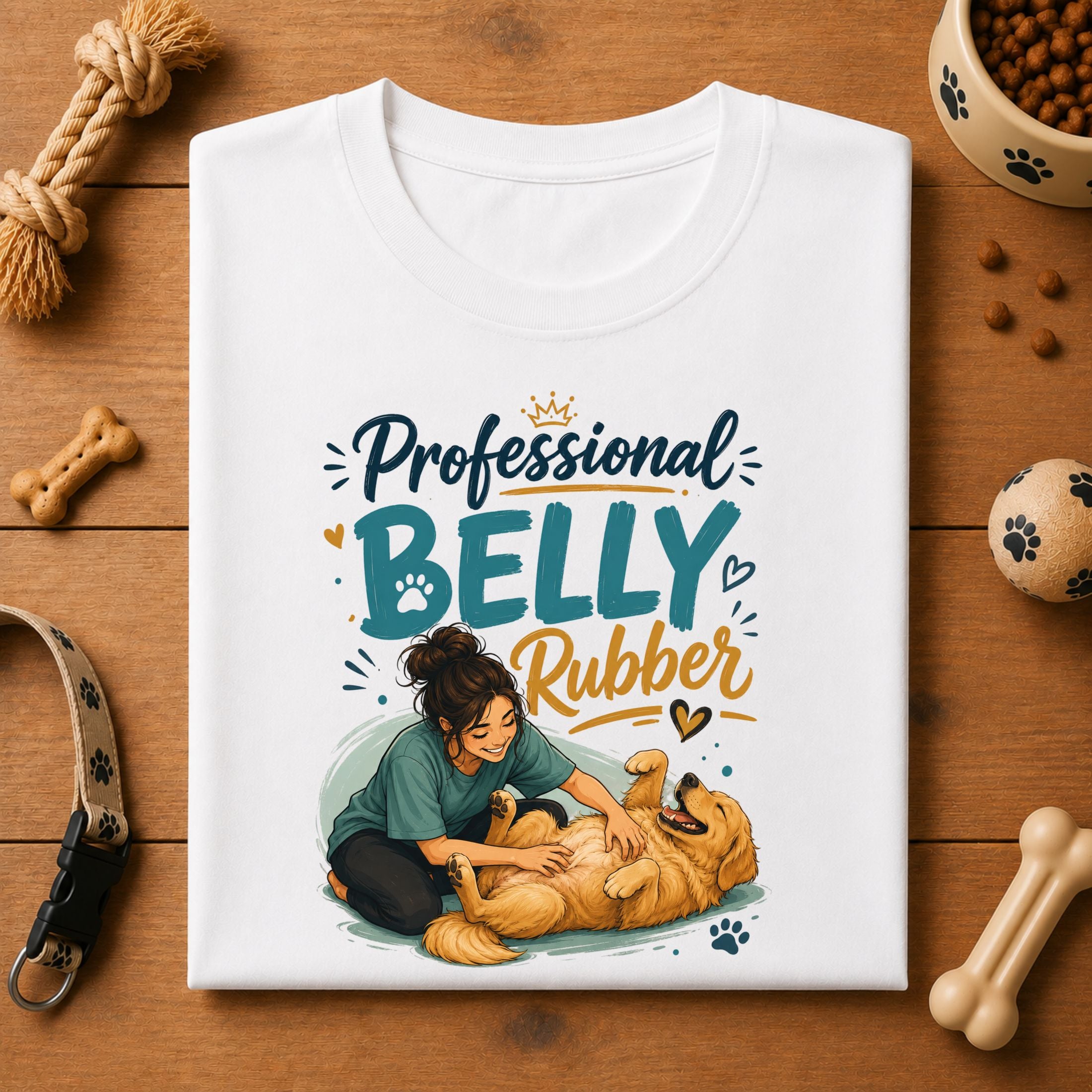 Professional Belly Rubber | Dog Lover Unisex T-Shirt