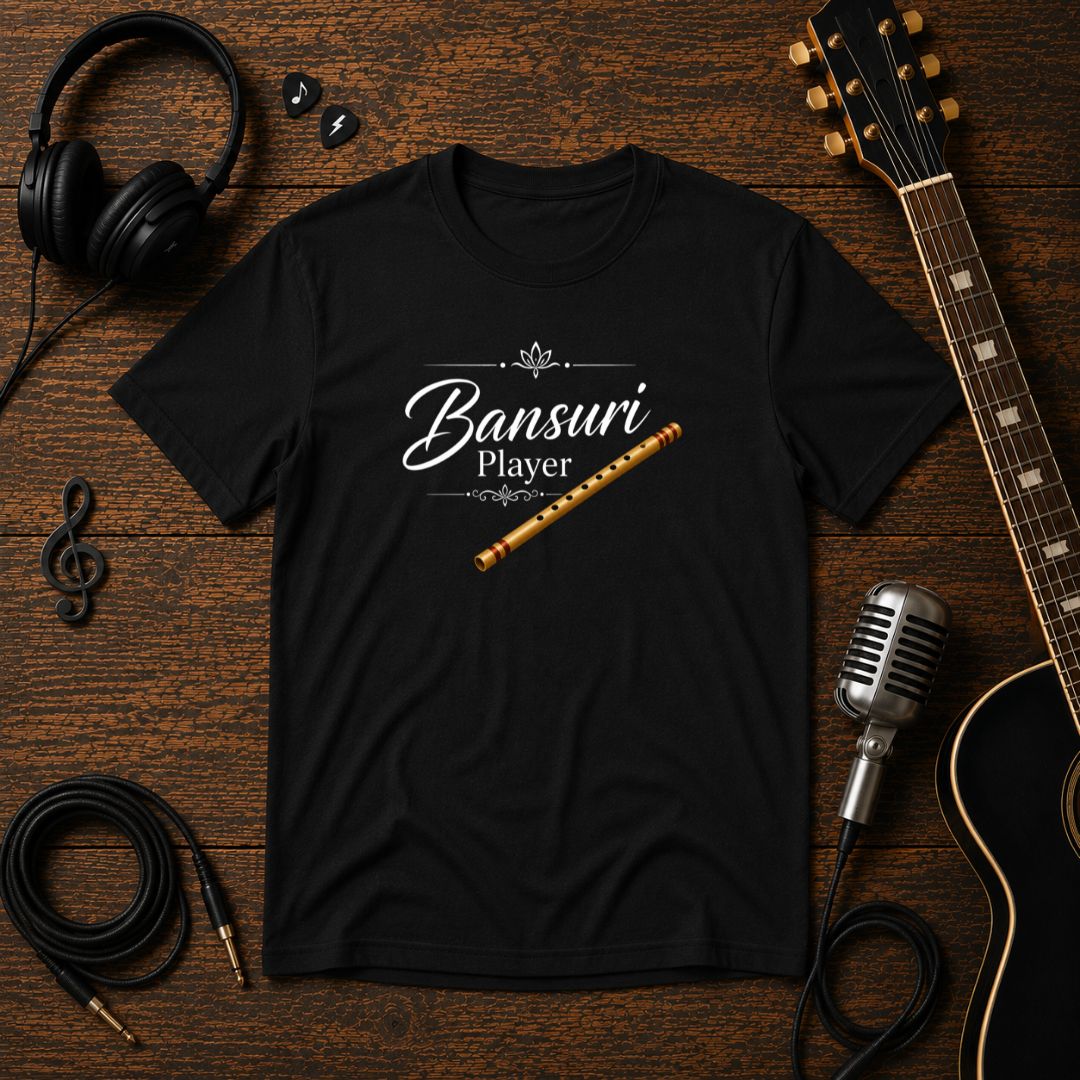 Bansuri Player Unisex Tee