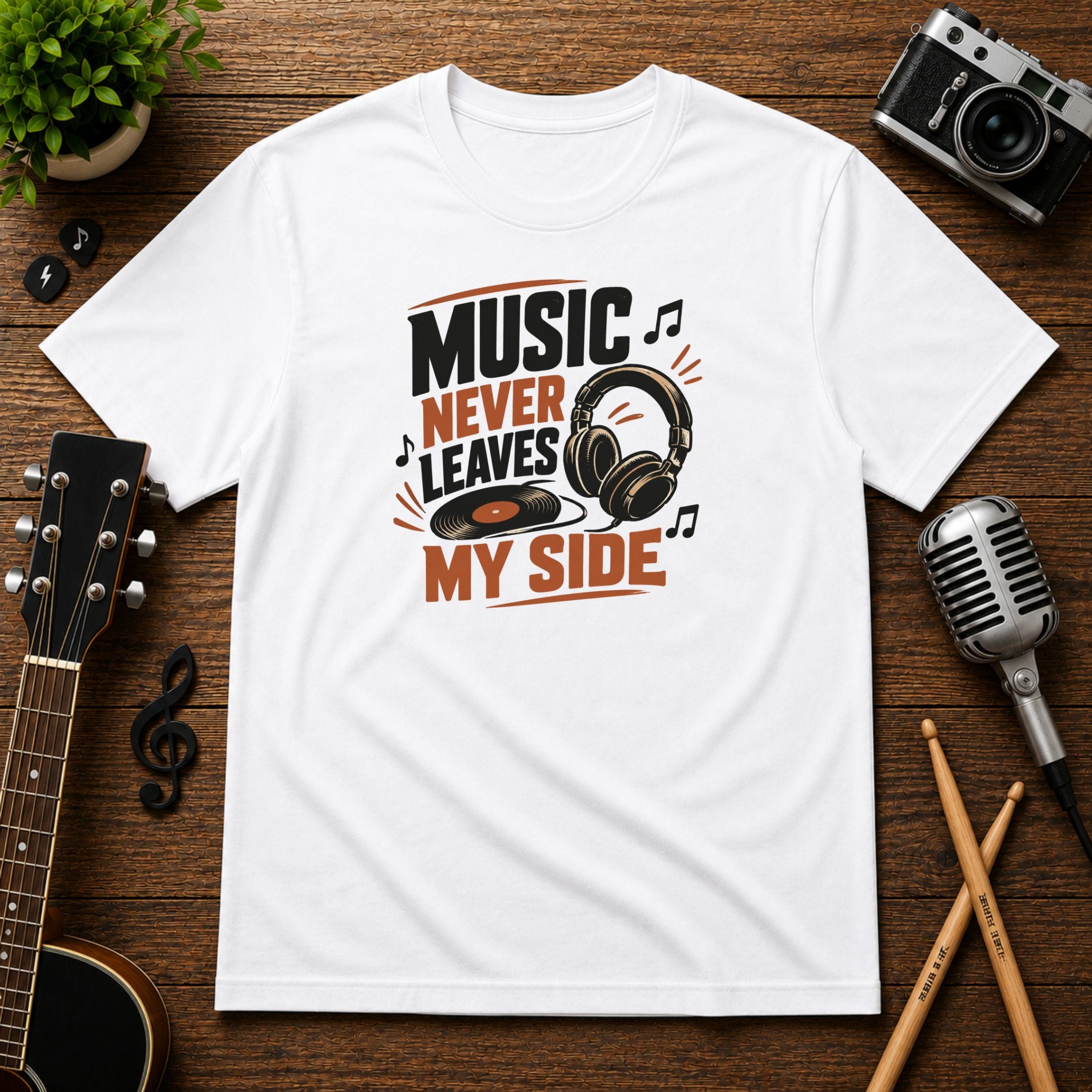Music Never Leaves My Side | Unisex Tee
