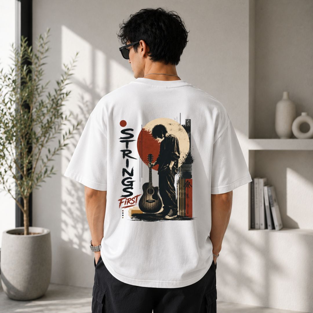 Strings First Oversized Unisex Tee