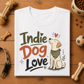 Indie Dog Love Unisex T-Shirt