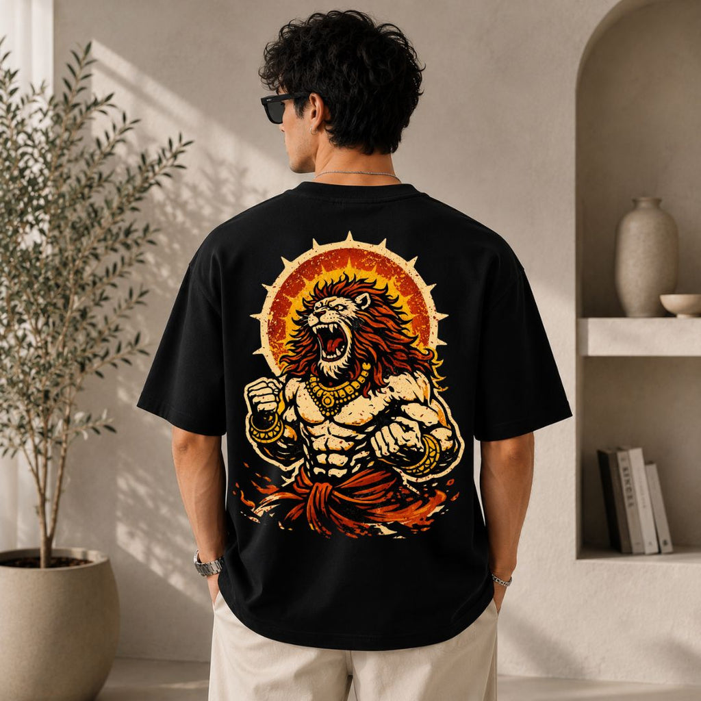 Lord Narasimha | Oversized T-Shirt