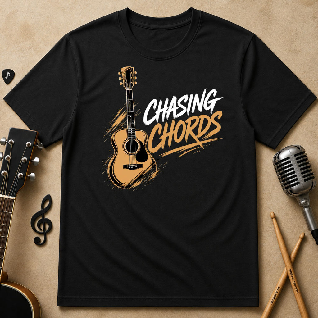 Chasing Chords Guitar Unisex T-Shirt
