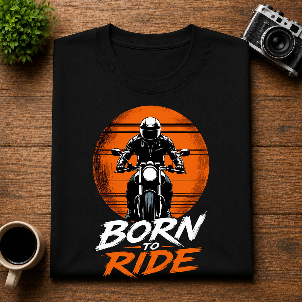 Born To Ride Motorcycle Unisex Tee