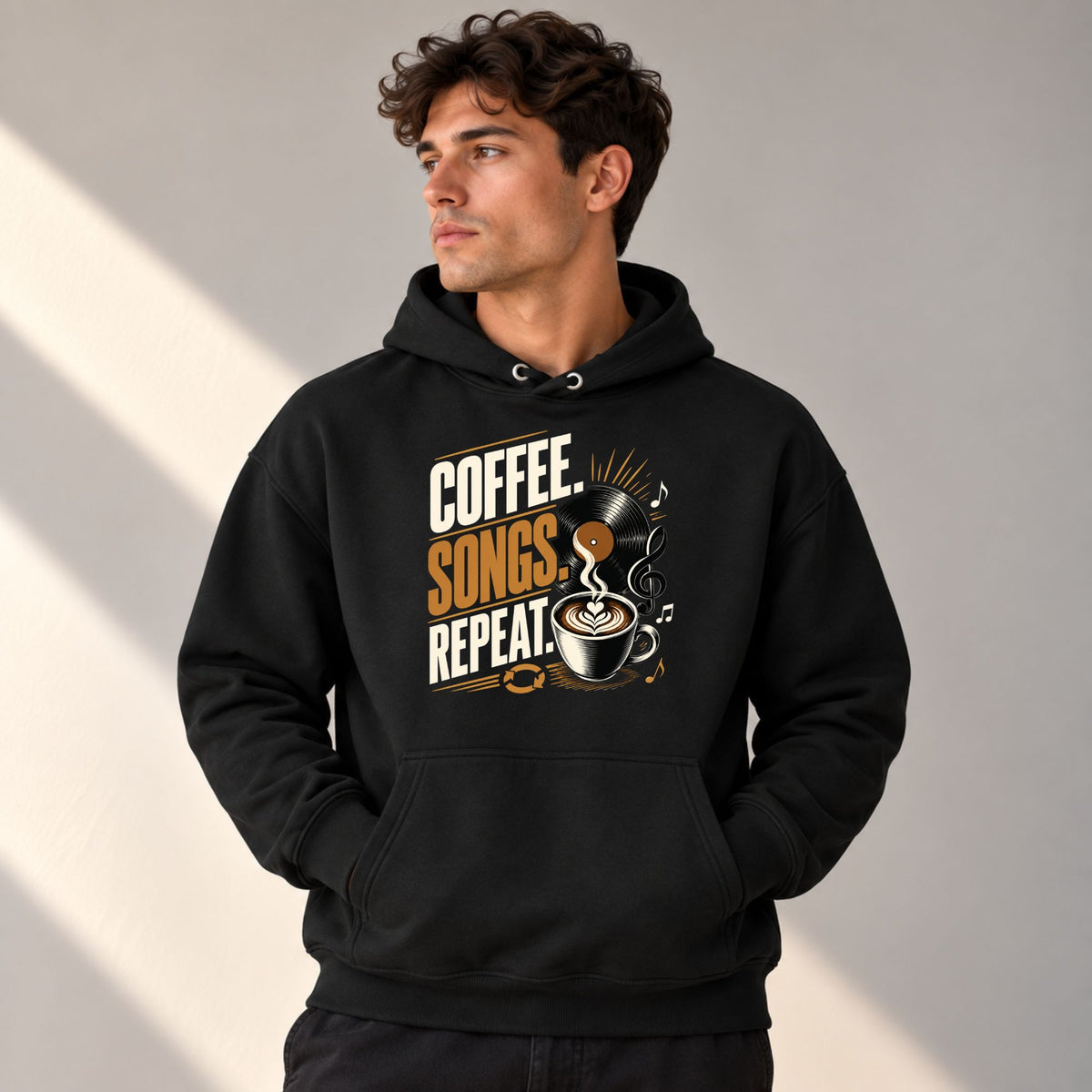 Coffee, Songs, Repeat | Unisex Hoodie