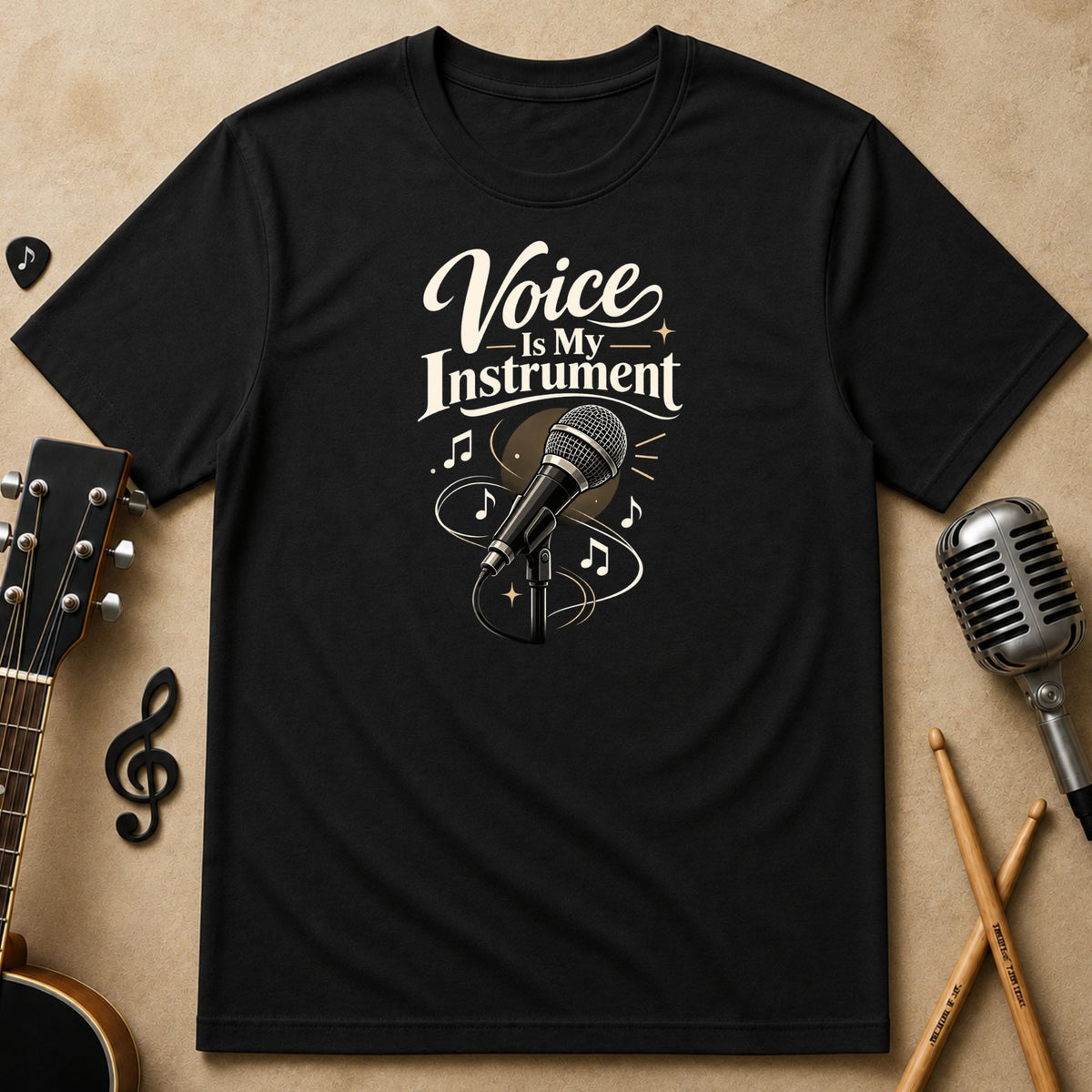 Voice Is My Instrument Unisex Music Tee