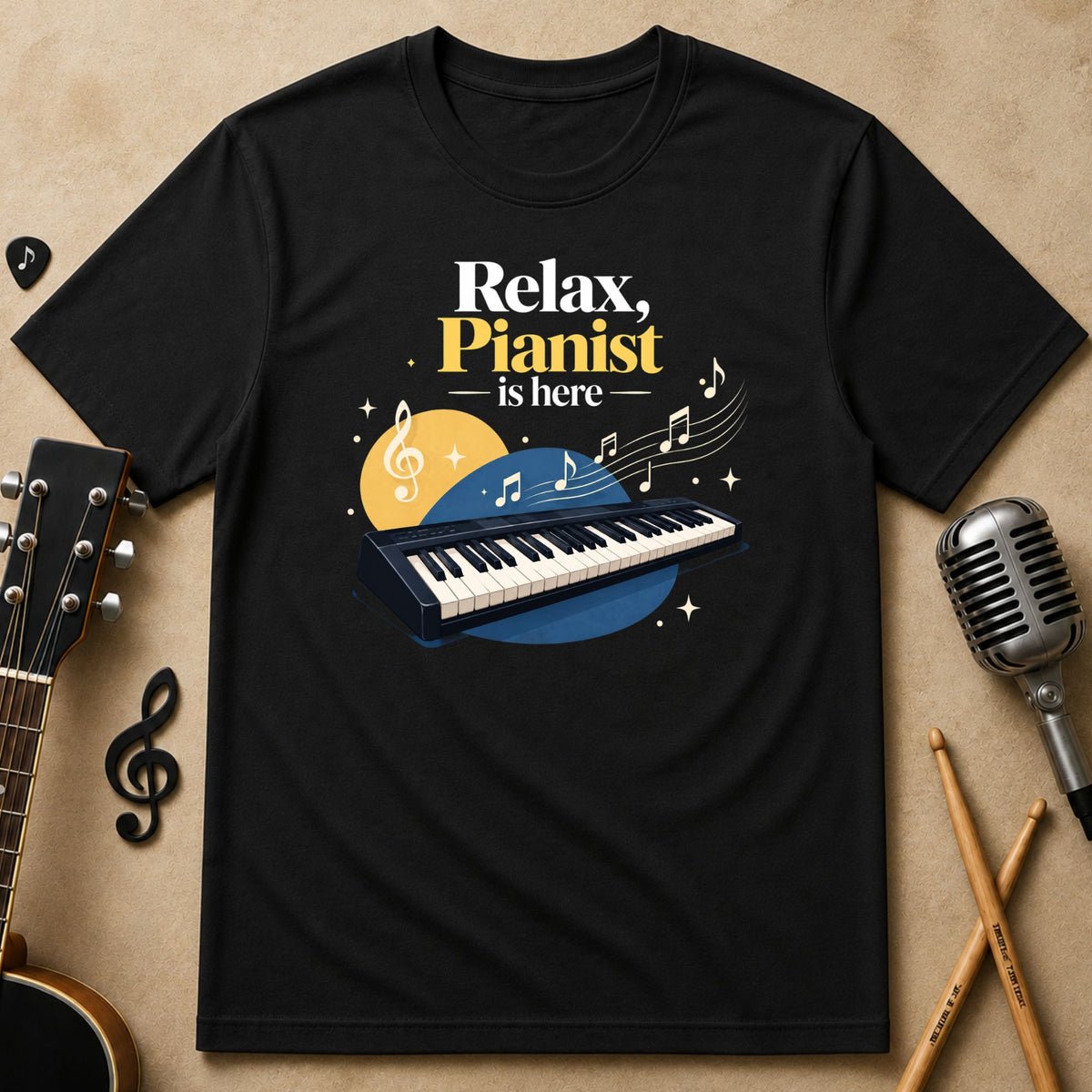 Relax, Pianist Is Here | Unisex T-Shirt
