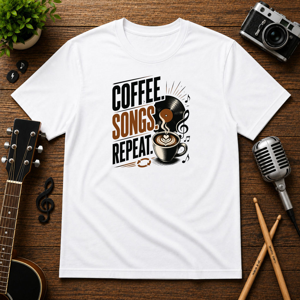 Coffee Songs Repeat | Unisex Tee
