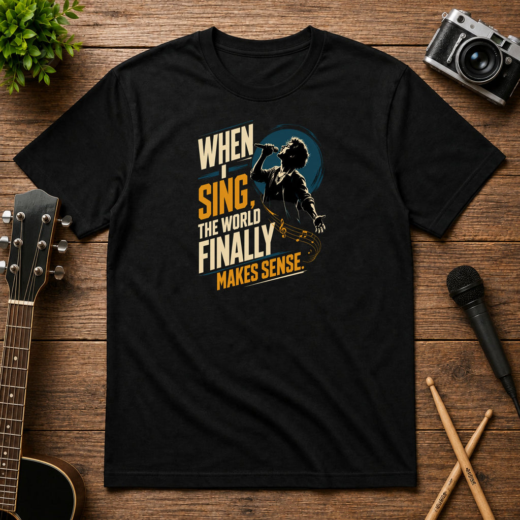 When I Sing The World Finally Makes Sense | Unisex Tee