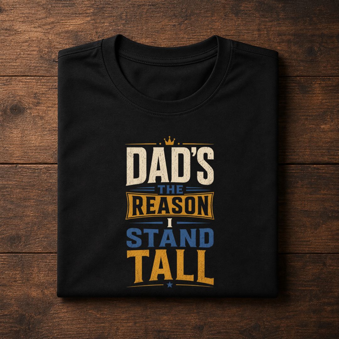 Dad's The Reason I Stand Tall T-Shirt
