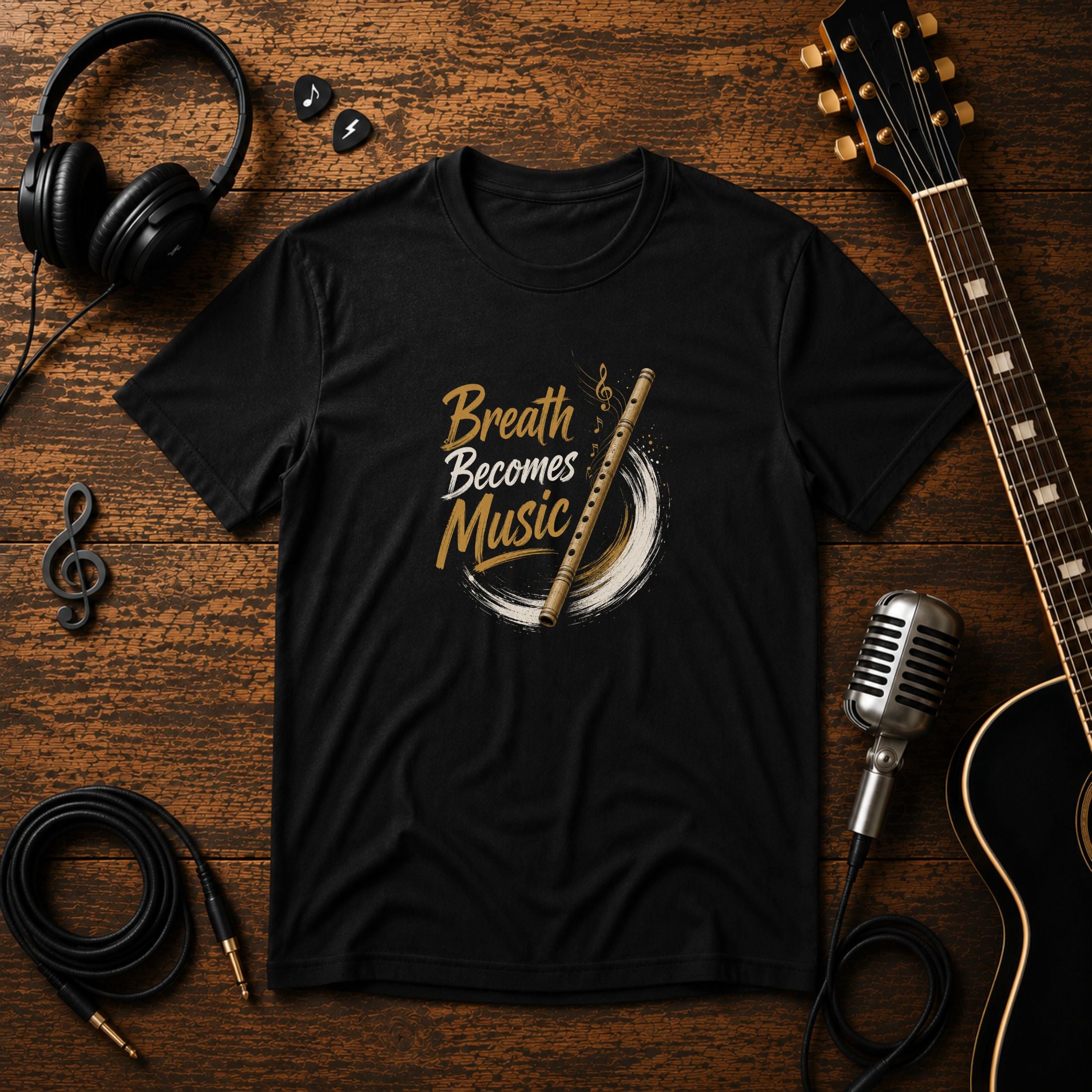 Breath Becomes Music | Unisex Regular Tee