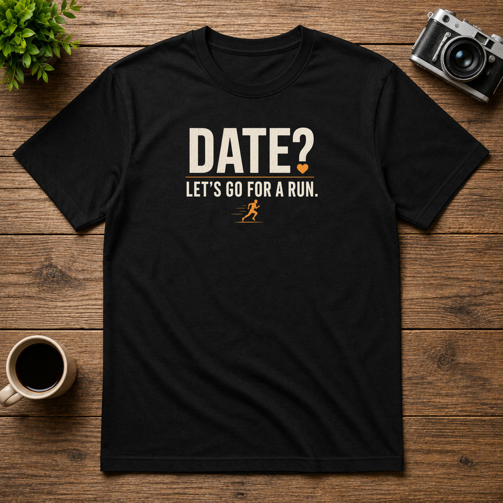 Date? Let's Go For A Run | Unisex Tee