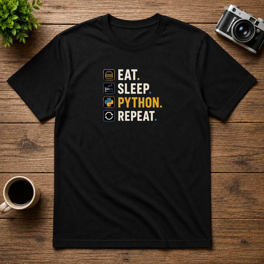 Eat. Sleep. Python. Repeat. | Unisex Tee