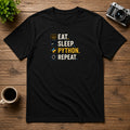 Eat. Sleep. Python. Repeat. | Unisex Tee
