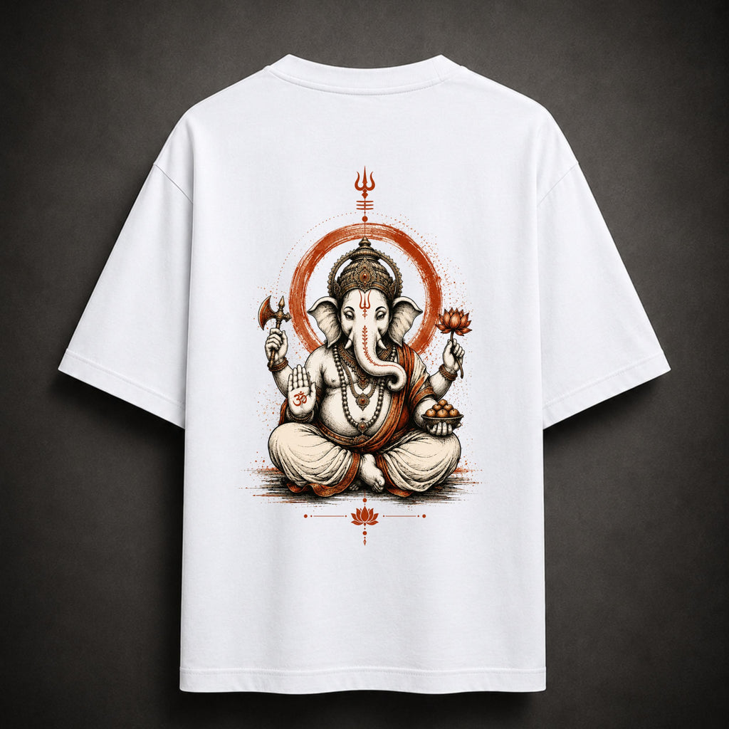 Lord Ganesha Blessings | Oversized T-Shirt