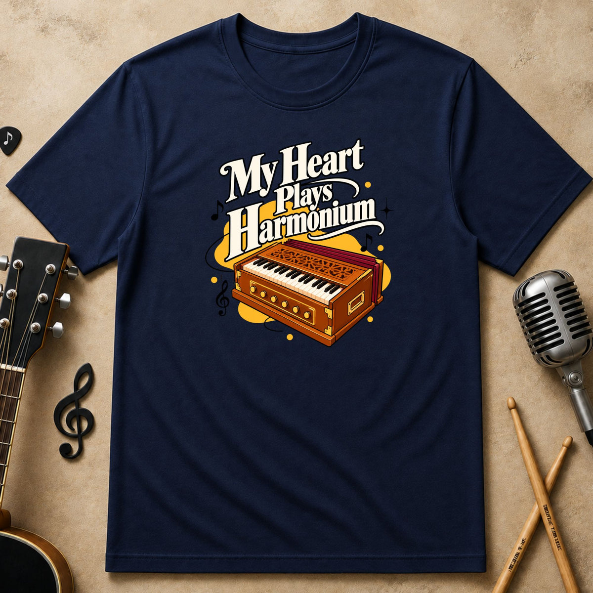 My Heart Plays Harmonium | Unisex T-Shirt