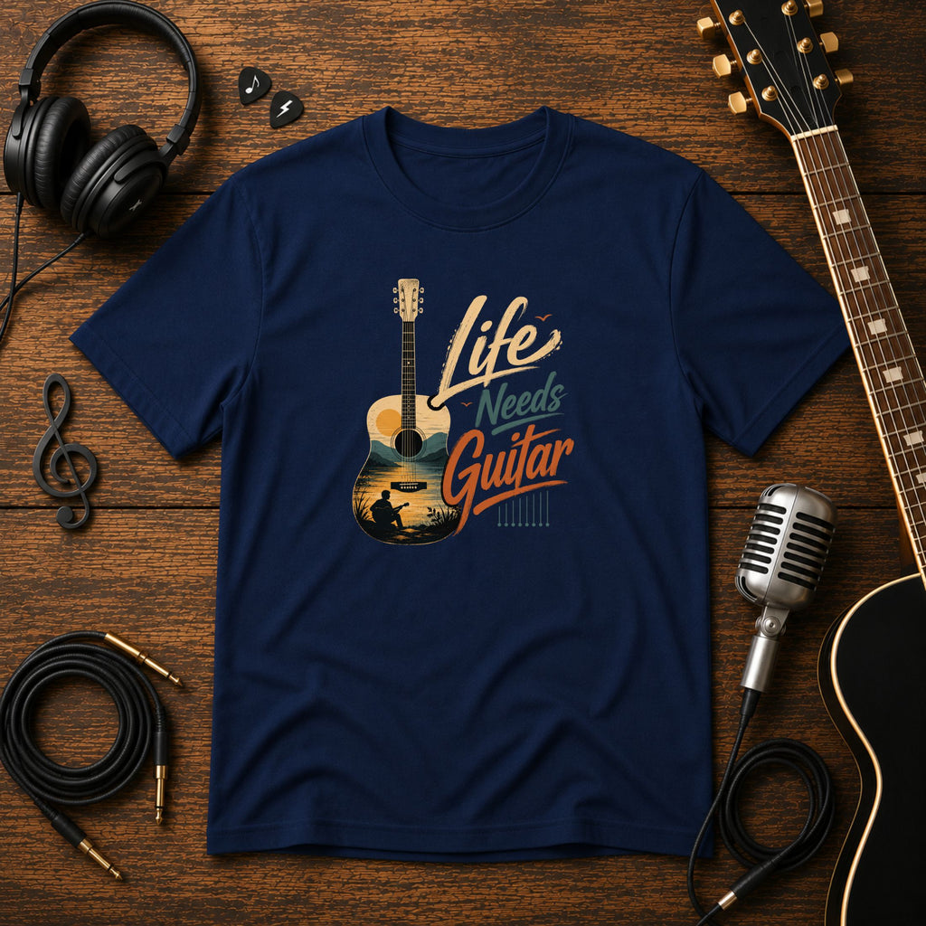 Life Needs Guitar Unisex T-Shirt