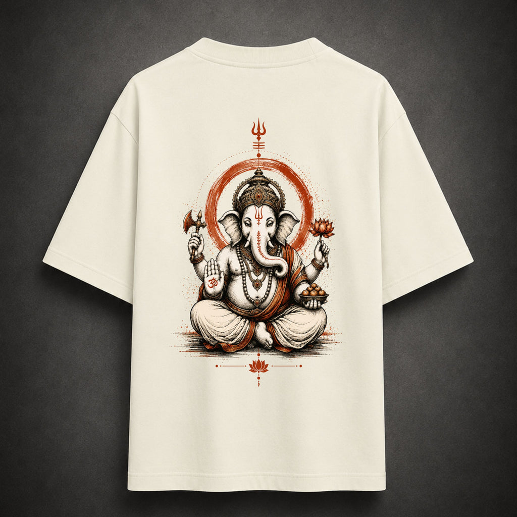 Lord Ganesha Blessings | Oversized T-Shirt