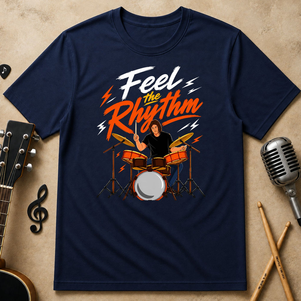 Feel the Rhythm Drummer Unisex T-Shirt