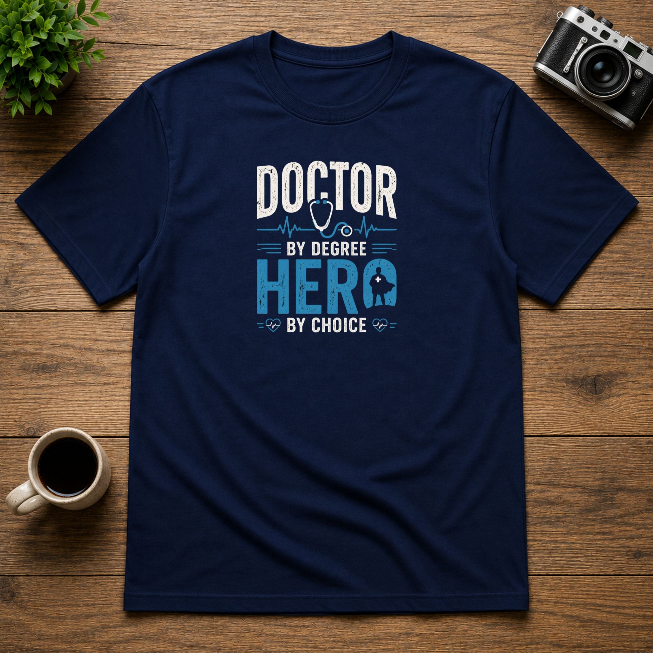 Doctor by Degree, Hero by Choice | Unisex Tee