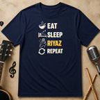 Eat. Sleep. Riyaz. Repeat. Unisex Music Tee