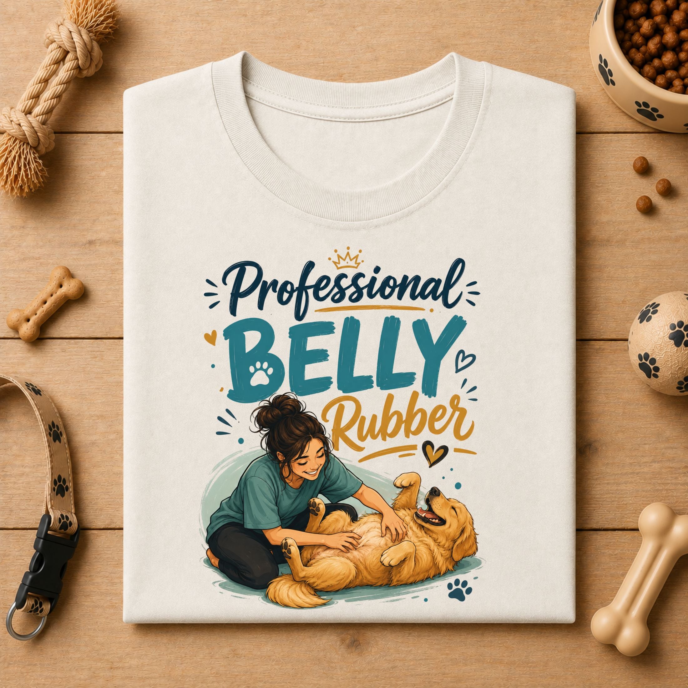 Professional Belly Rubber | Dog Lover Unisex T-Shirt