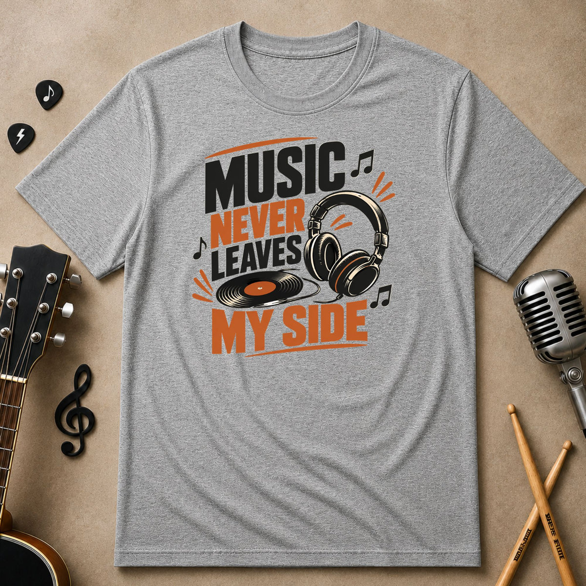 Music Never Leaves My Side | Unisex T-Shirt