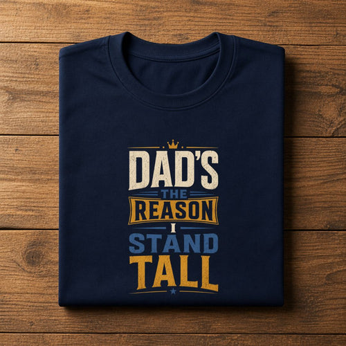 Dad's The Reason I Stand Tall T-Shirt