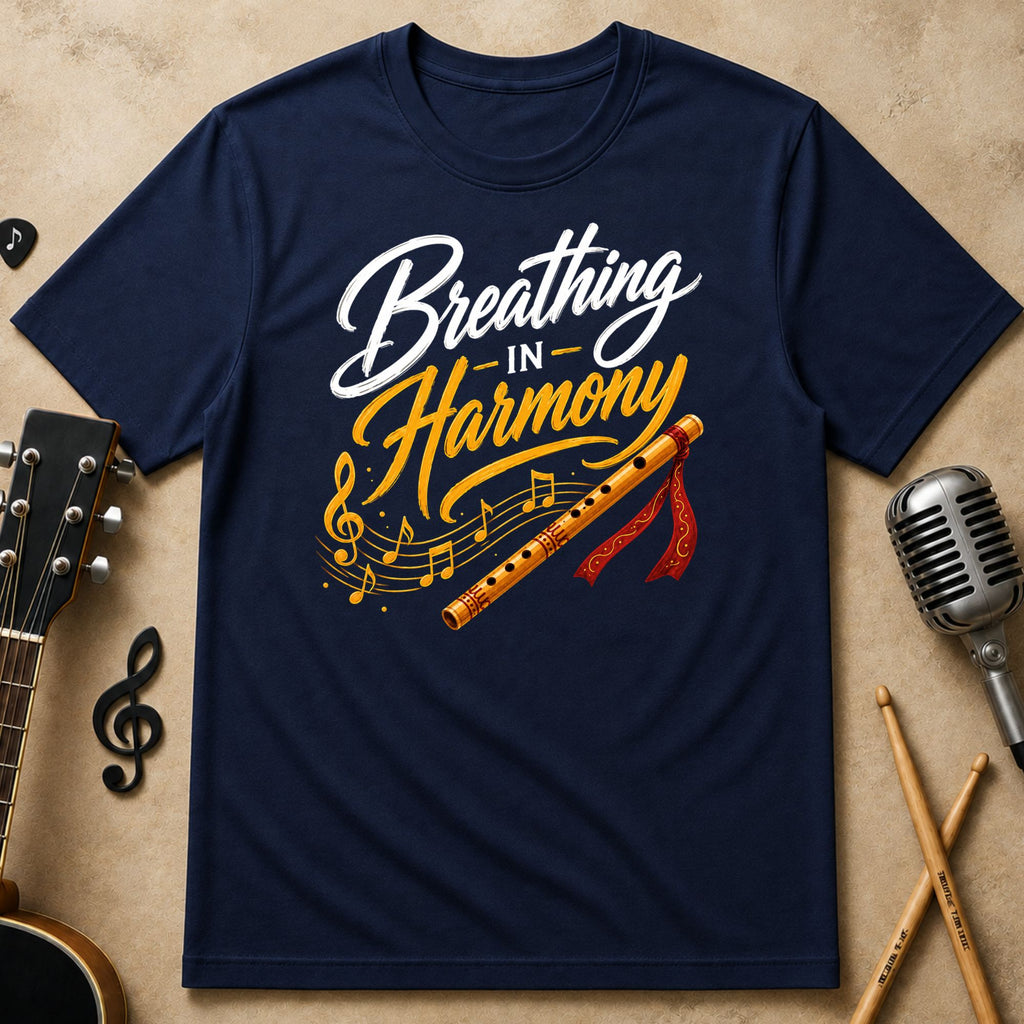 Breathing in Harmony Music Unisex T-Shirt