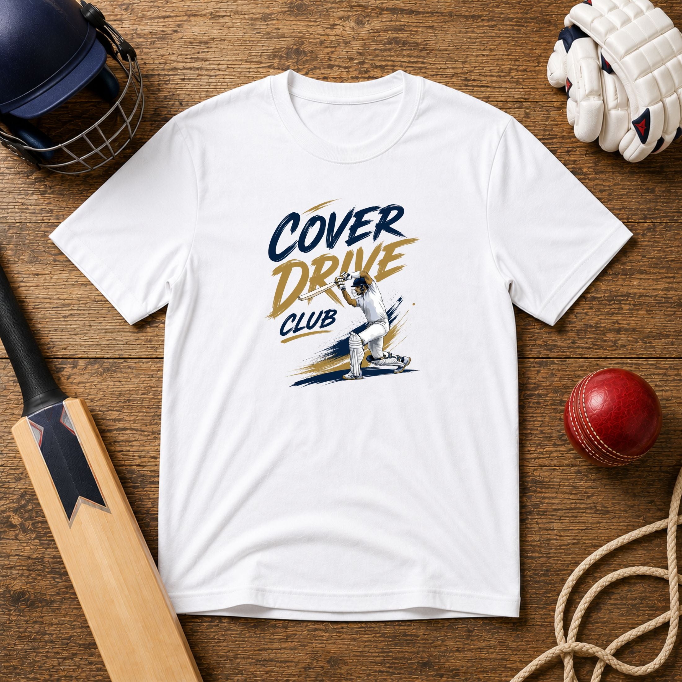 Cover Drive Unisex T-Shirt | Cricket Batting Graphic Tee