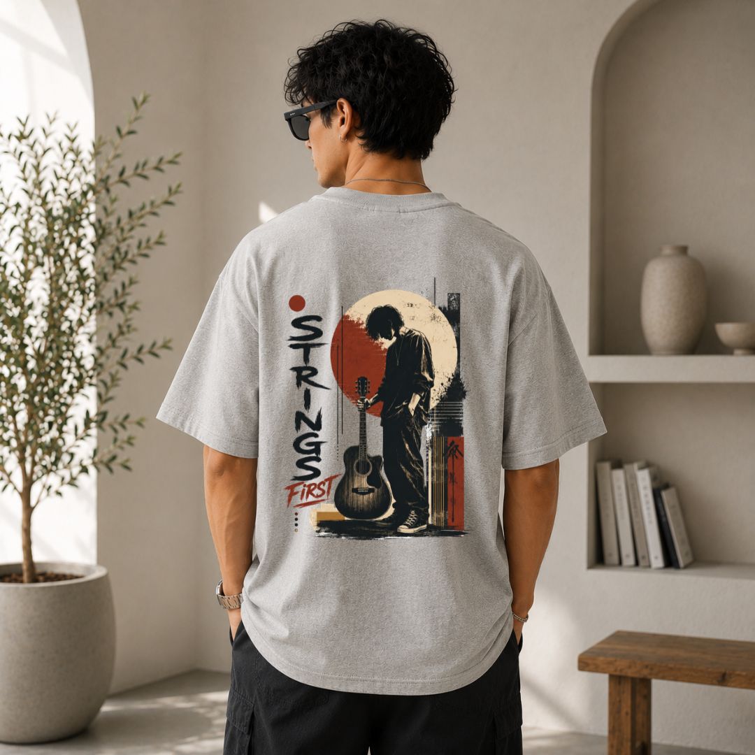 Strings First Oversized Unisex Tee