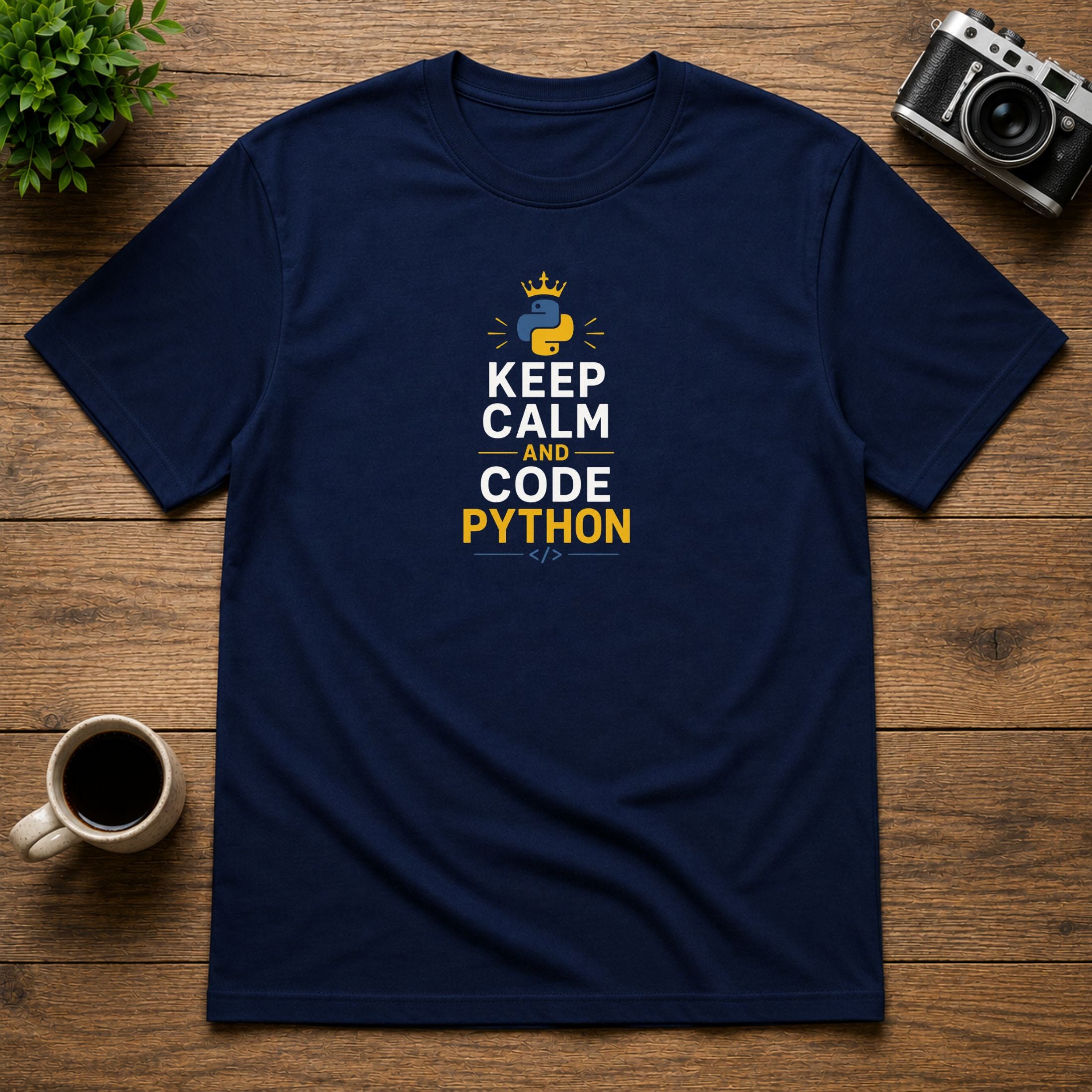 Keep Calm and Code Python | Unisex Tee
