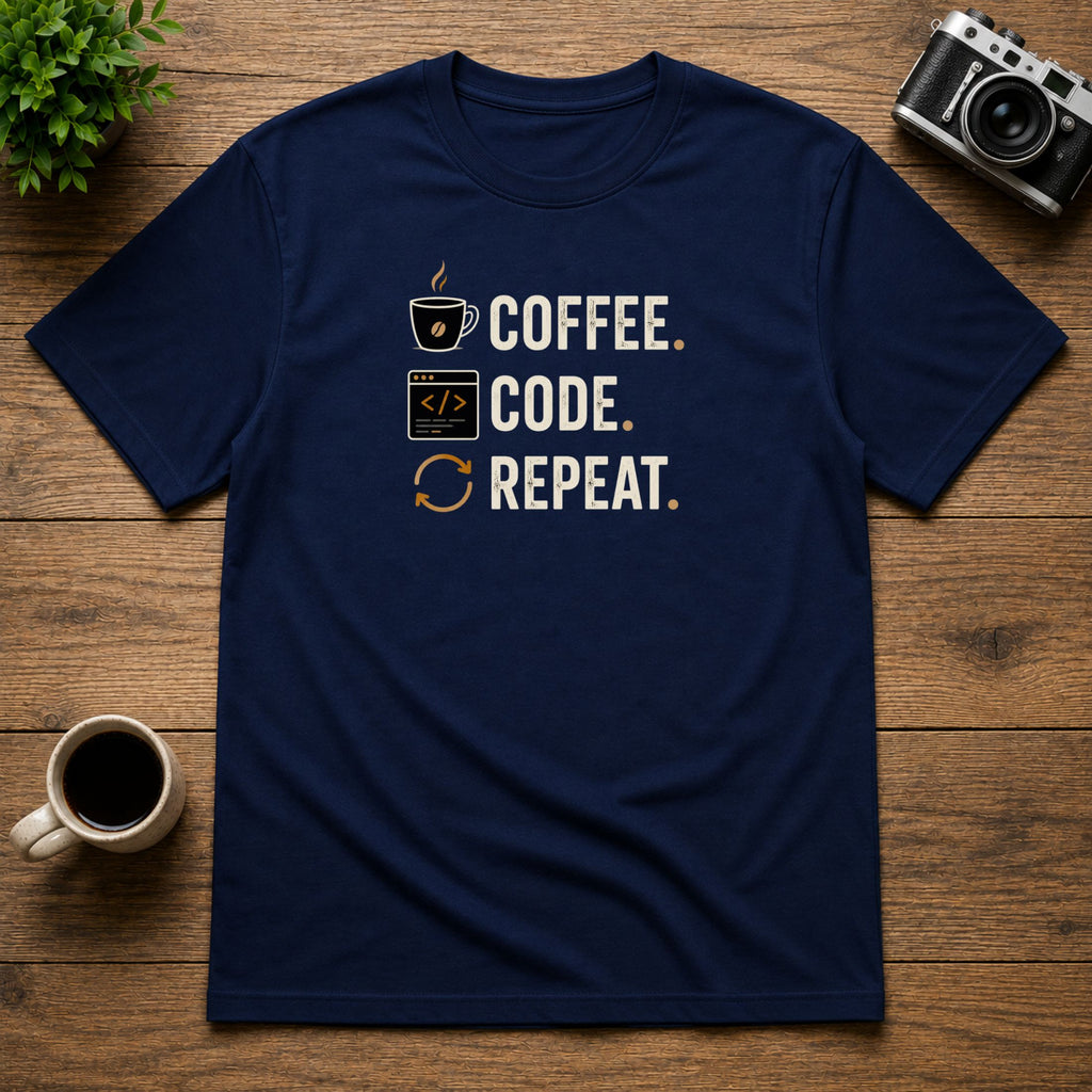 Coffee. Code. Repeat. | Unisex Tee