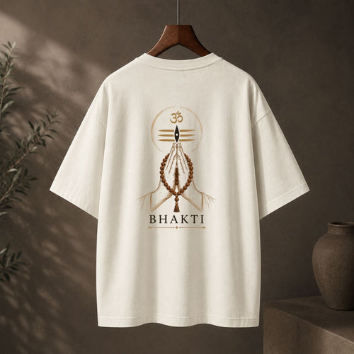 Bhakti Oversized T-Shirt | Spiritual Hindu Meditation Streetwear