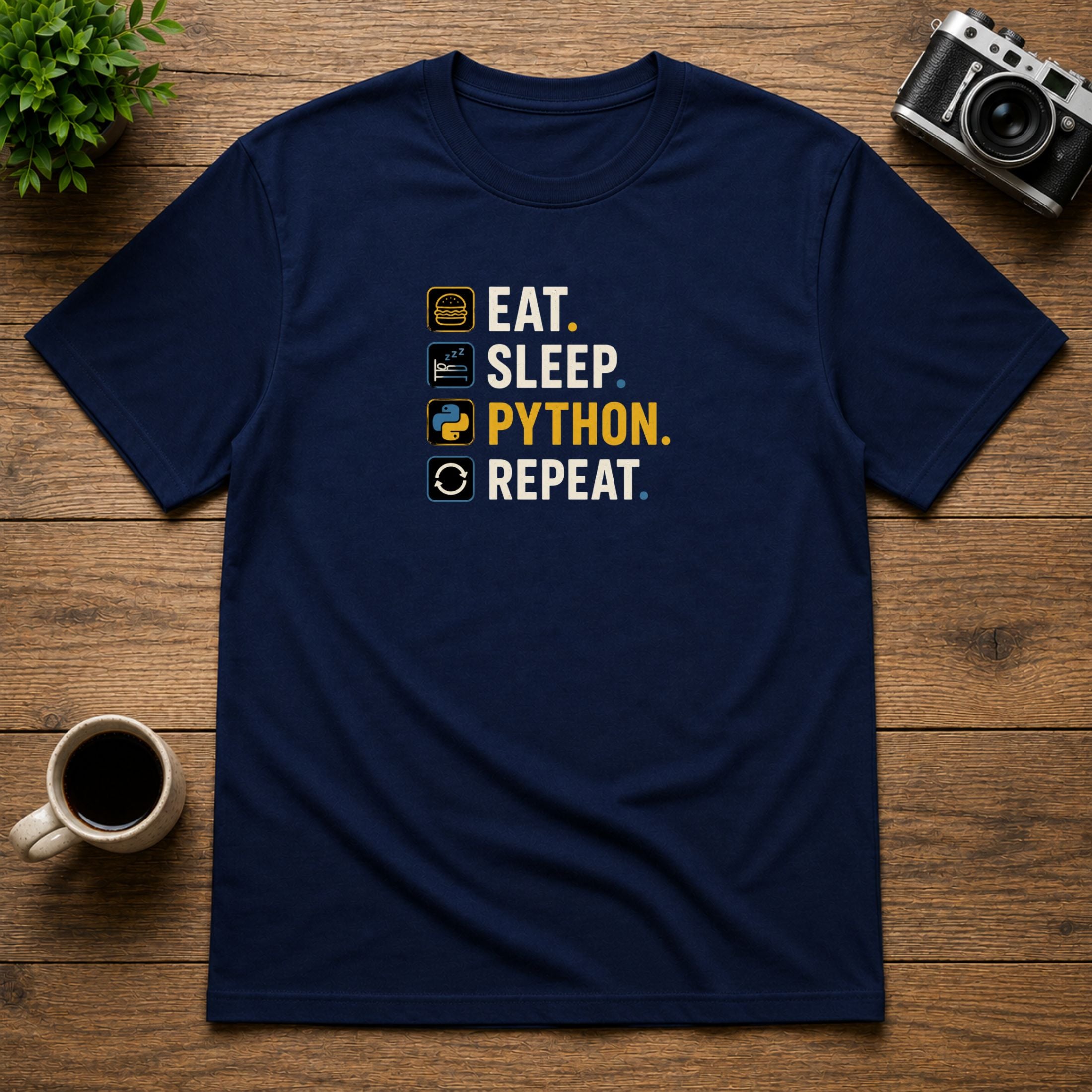 Eat. Sleep. Python. Repeat. | Unisex Tee