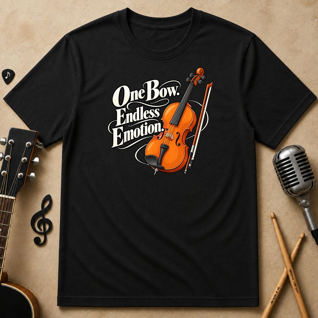 One Bow Endless Emotion | Violin Unisex T-Shirt