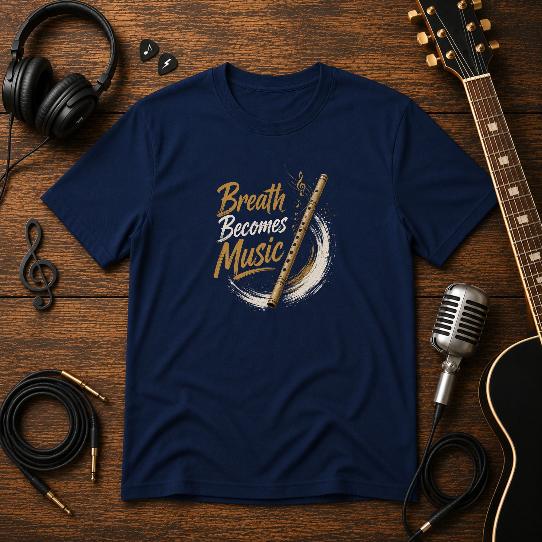 Breath Becomes Music | Unisex Regular Tee