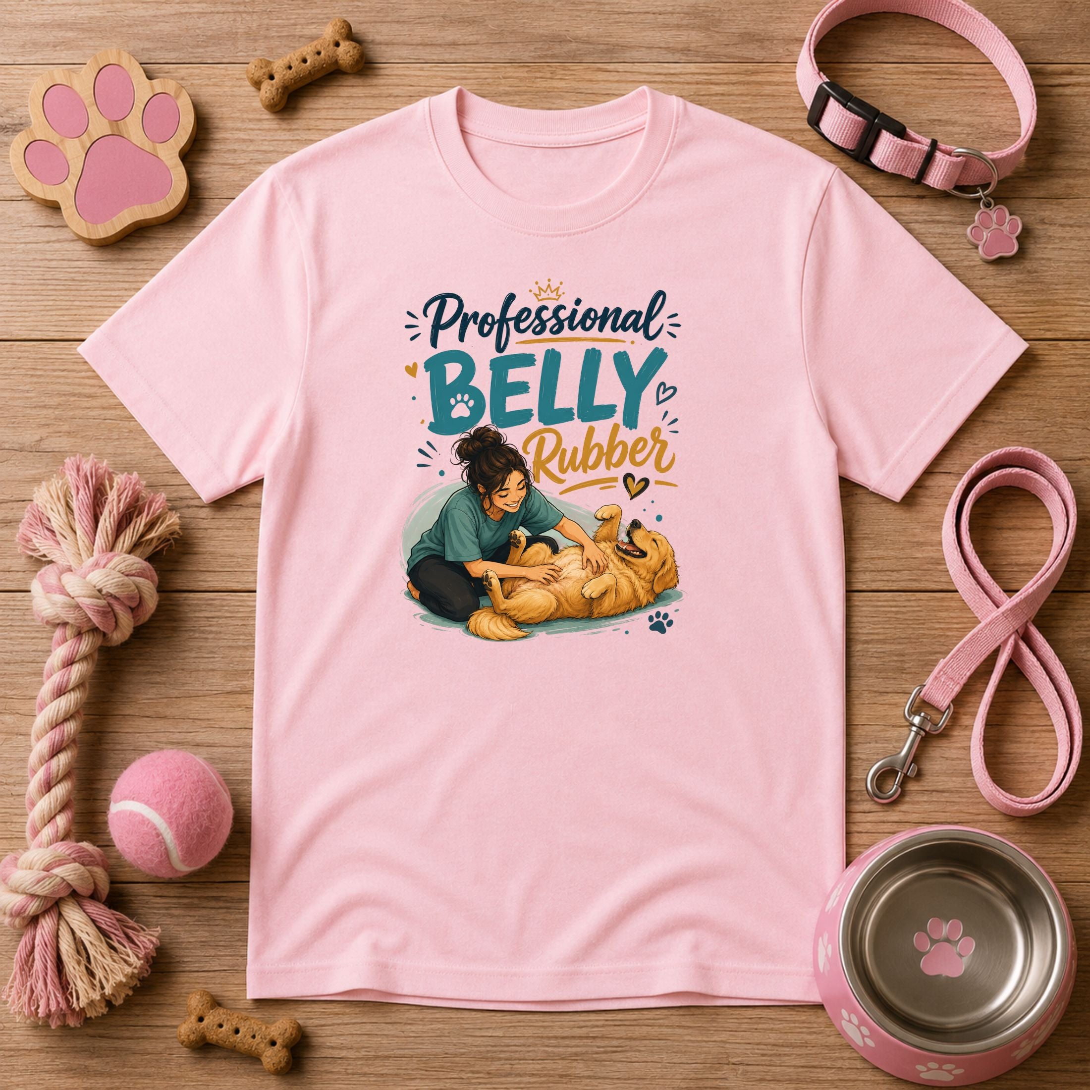 Professional Belly Rubber | Dog Lover Unisex T-Shirt