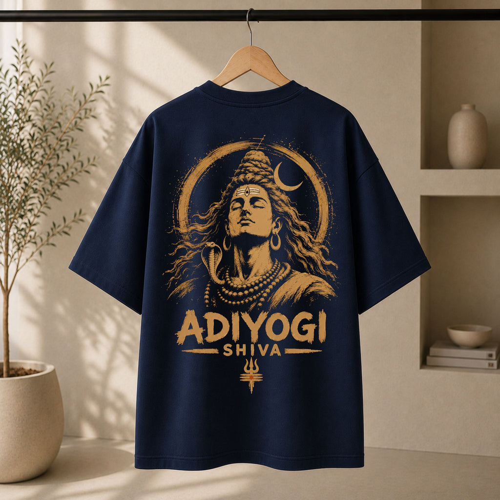 Adiyogi Shiva | Unisex Oversized T-Shirt