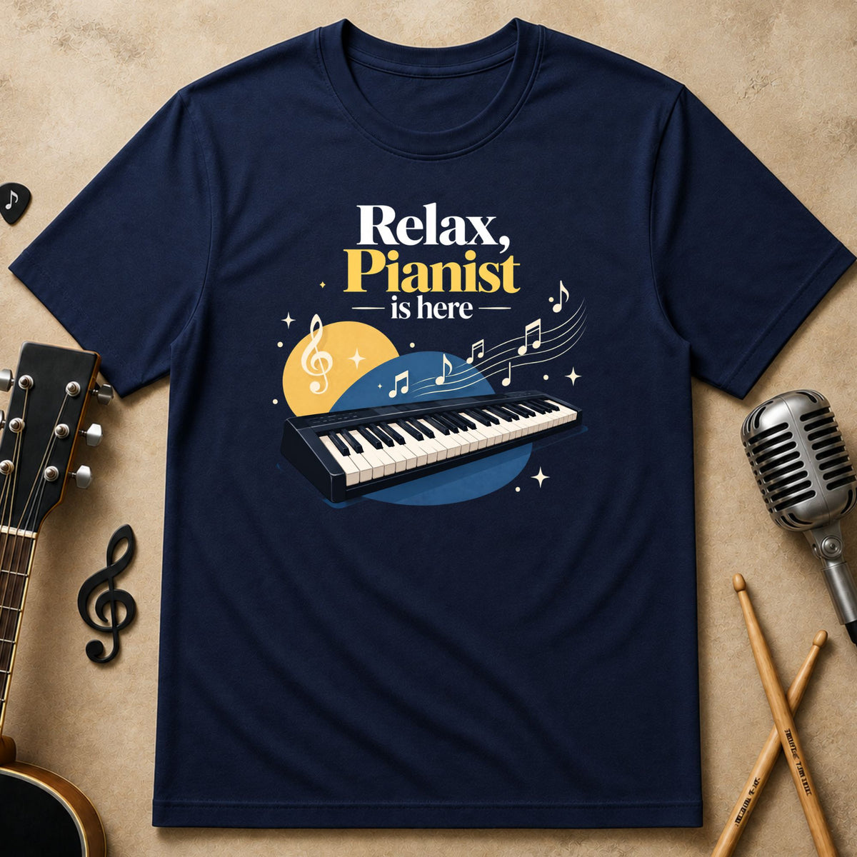 Relax, Pianist Is Here | Unisex T-Shirt