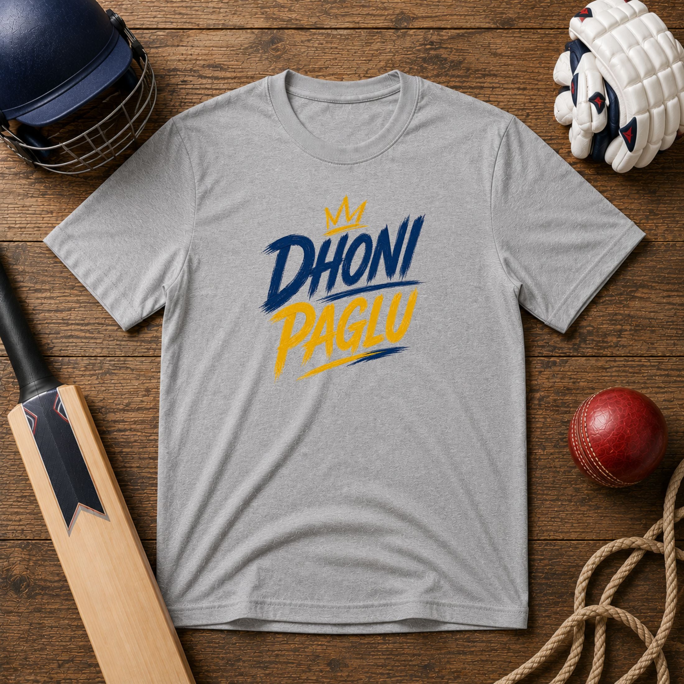 Dhoni Paglu Unisex T-Shirt | Cricket Fan Graphic Tee