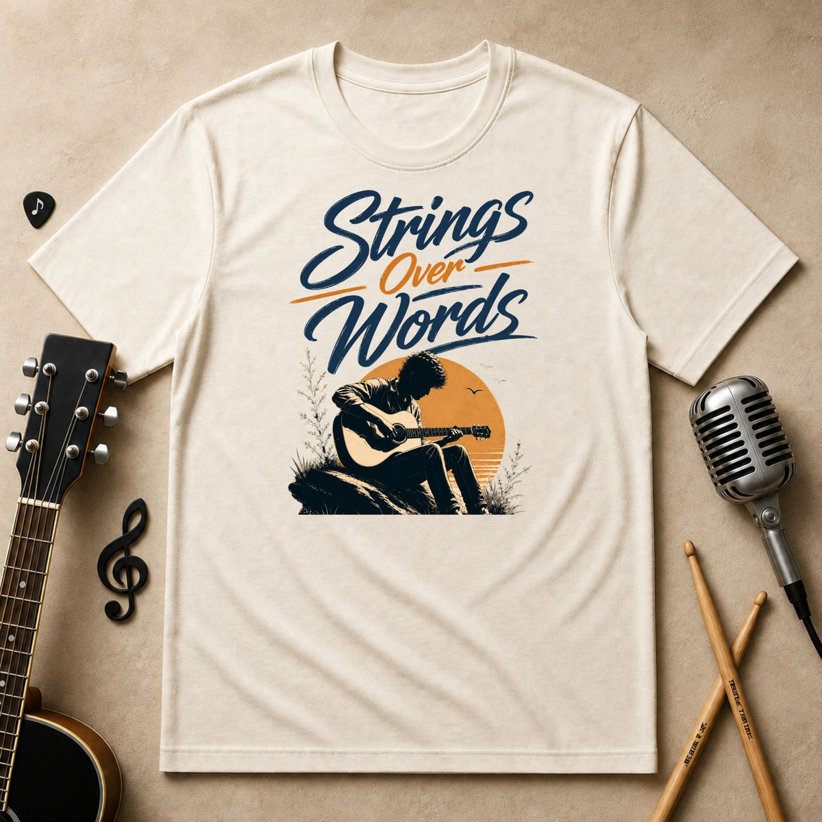 Strings Over Words | Unisex T-Shirt