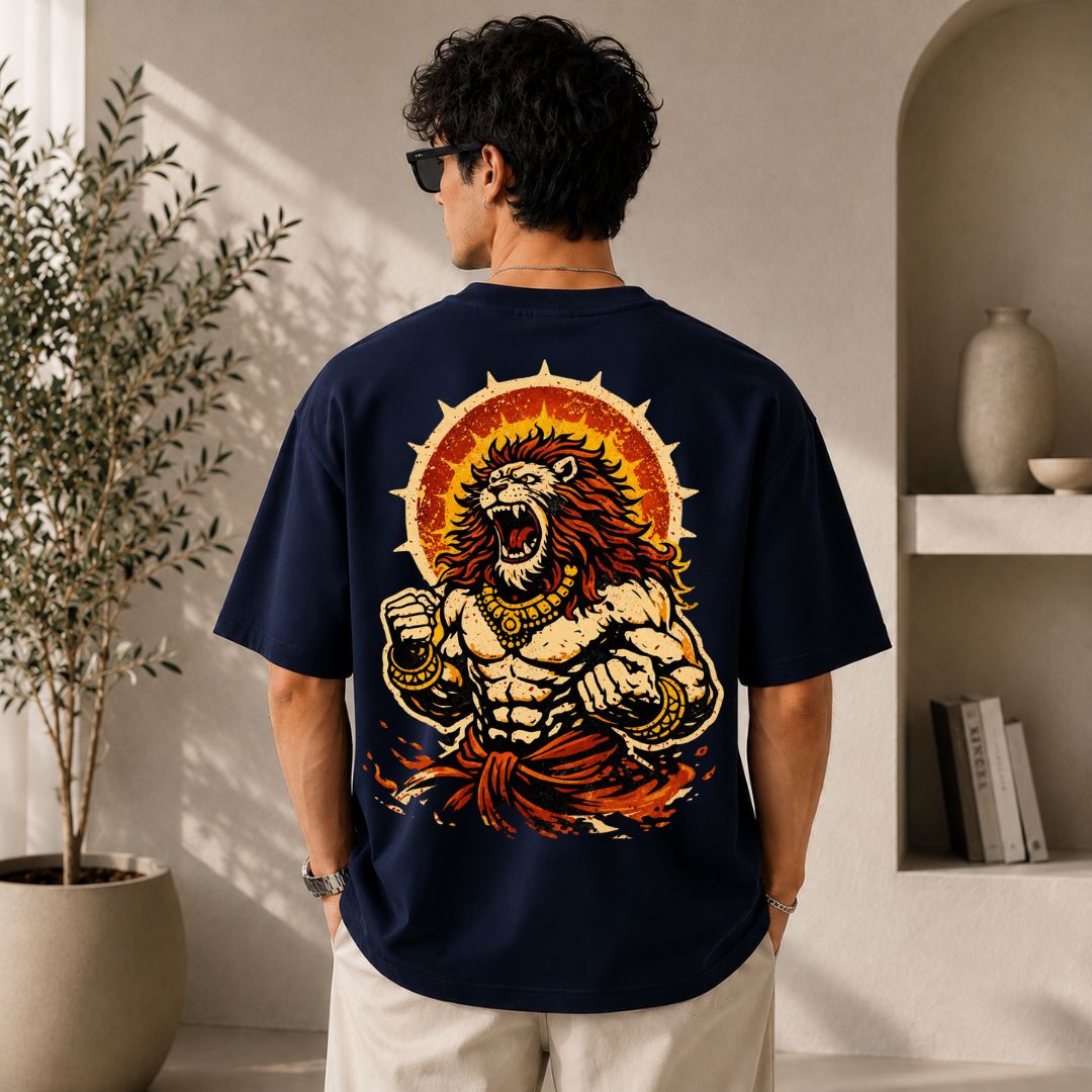 Lord Narasimha | Oversized T-Shirt